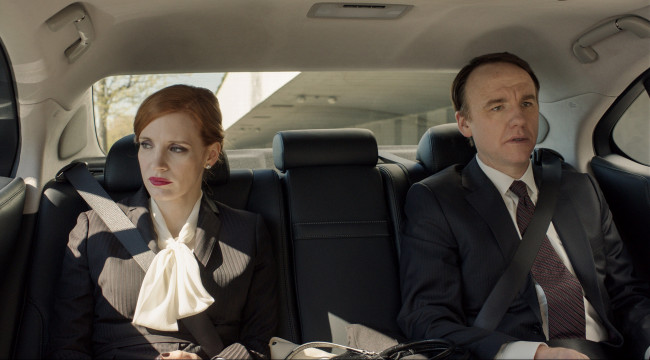 Обои картинки фото кино фильмы, miss sloane, женщина, мужчина, машина