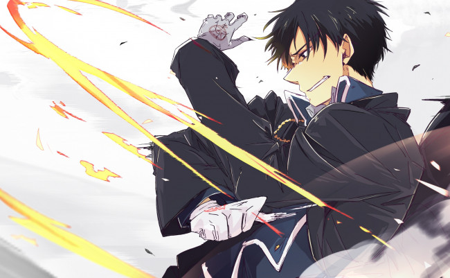 Обои картинки фото аниме, fullmetal alchemist, стальной, алхимик