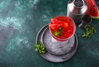 Картинка еда напитки +коктейль коктейль арбуз