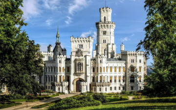обоя castle hlubokа nad vltavou, города, замки чехии, castle, hlubokа, nad, vltavou