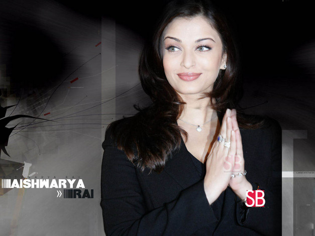Обои картинки фото Aishwarya Rai, девушки