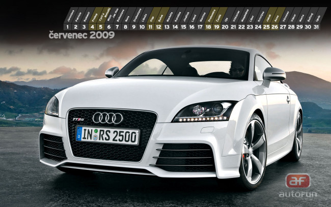 Обои картинки фото audi, tt, rs, календари, автомобили