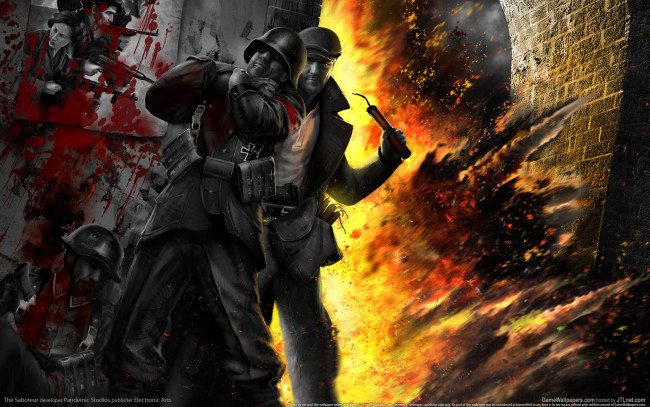 Обои картинки фото the, saboteur, видео, игры