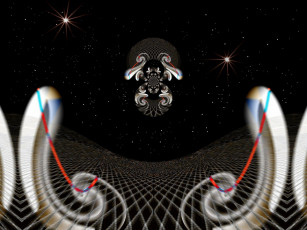 Картинка 3д графика fractal фракталы фрактал