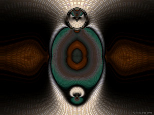 Картинка 3д графика fractal фракталы фрактал