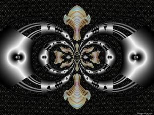 Картинка 3д графика fractal фракталы фрактал