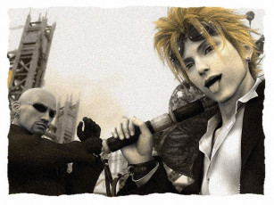 Картинка аниме final fantasy reno