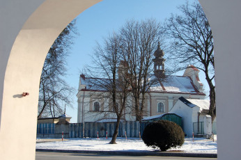 Картинка костел св каражины города католические соборы костелы аббатства краков