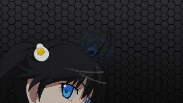 Картинка аниме bakemonogatari araragi+karen девушки заколка