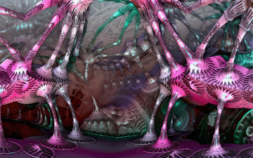 Картинка 3д графика fractal фракталы фрактал