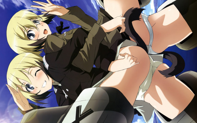 Обои картинки фото аниме, strike, witches