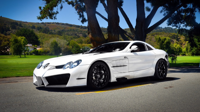 Обои картинки фото mercedes, slr, автомобили, benz, daimler, ag, германия