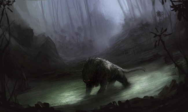 Обои картинки фото фэнтези, существа, туман