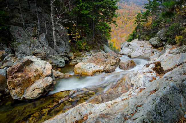 Обои картинки фото glen, ellis, falls, new, hampshire, us, природа, реки, озера, лес, горы, река