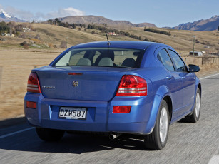 Картинка автомобили dodge avenger au-spec js синий