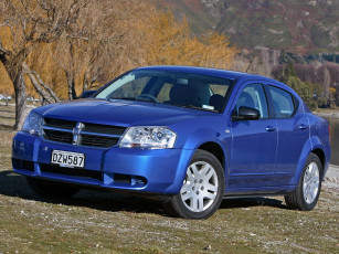 Картинка автомобили dodge avenger au-spec js синий