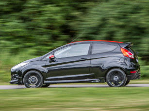 Картинка автомобили ford fiesta zetec s black 2014г темный