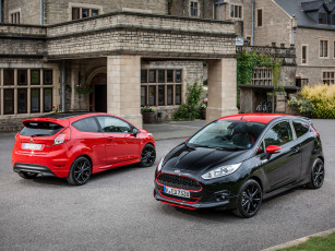 Картинка автомобили ford fiesta zetec s black red 2014г
