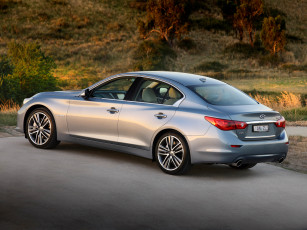 Картинка автомобили infiniti q50s hybrid au-spec v37 2014г темный