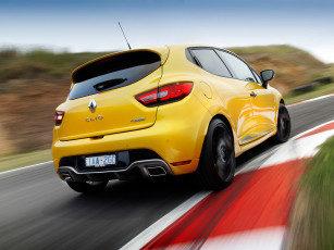 Картинка автомобили renault clio r s 200 au-spec желтый