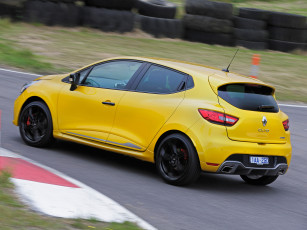 Картинка автомобили renault clio r s 200 au-spec желтый