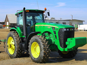 Картинка john+deere+8330 техника тракторы джон дир фирма сша