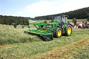 Картинка техника тракторы уборка косилка трактор