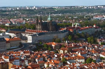 Картинка города прага+ Чехия панорама