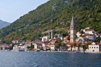 Картинка пераст+ Черногория города -+пейзажи дома