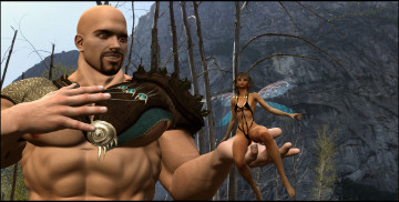 Картинка 3д+графика эльфы+ elves мужчина фея