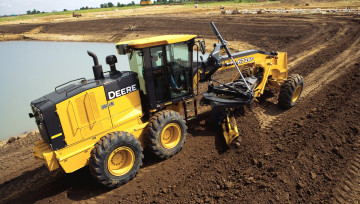 Картинка john+deere+672g техника грейдеры сша джон дир фирма