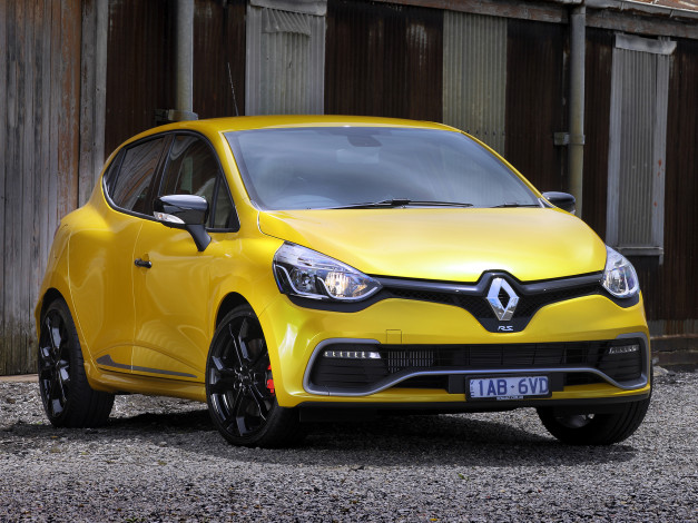 Обои картинки фото автомобили, renault, clio, r, s, 200, au-spec, желты