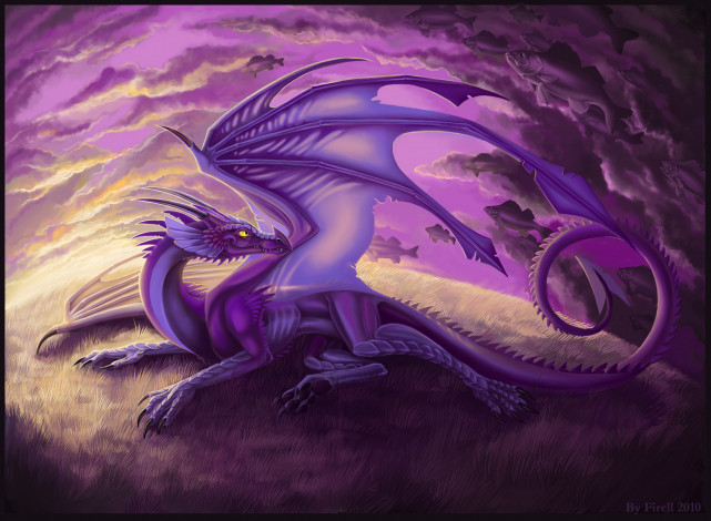Обои картинки фото рисованные, животные,  сказочные,  мифические, дракон