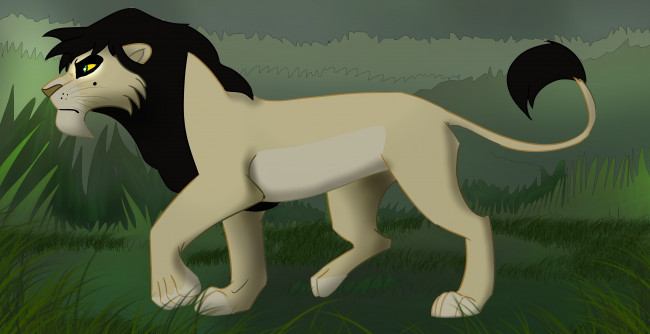 Обои картинки фото рисованные, животные,  львы, лев