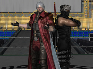 Картинка видео+игры dead+or+alive+5 ниндзя фон взгляд парень