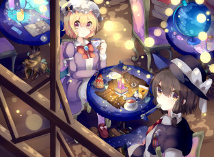 Картинка аниме touhou девушки kaenuco usami renko maribel han арт