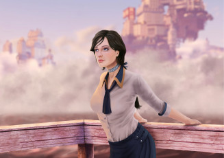 Картинка видео+игры bioshock+infinite art красавица bioshock infinite columbia elizabeth девушка