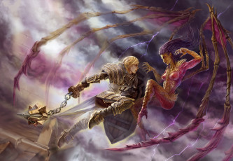 Картинка видео+игры heroes+of+the+storm crusader of zakarum johanna diablo sarah kerrigan starcraft heroes the storm