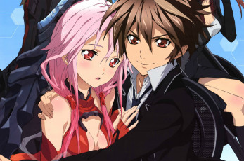 Картинка аниме guilty+crown yuzuriha inori shu ouma guilty crown