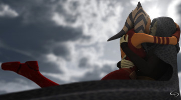 Картинка видео+игры mass+effect халки взгляд фон поцелуй