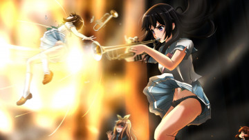 Картинка hibike+euphonium аниме музыка genya67 арт свет nakaseko kaori kousaka reina hibike euphonium девушки yoshikawa yuuko oumae kumiko