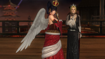 Картинка видео+игры dead+or+alive+5 фон корона шест ангел девушка взгляд