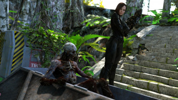 Картинка видео+игры mass+effect fan art mass effect husk костюм девушка