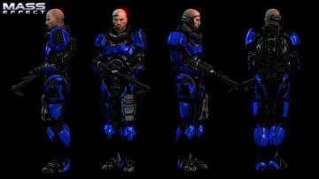 Картинка видео+игры mass+effect оружие фон взгляд мужчина