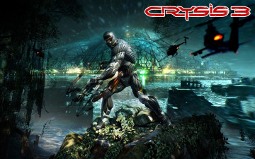 обоя видео игры, crysis 3, персонаж