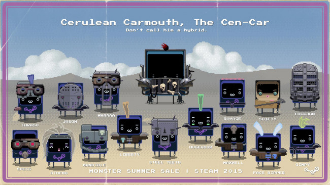 Обои картинки фото monster summer sale, видео игры, ~~~другое~~~, монстры, steam, cerulean, carmouth