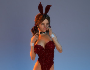 Картинка 3д+графика люди+ people взгляд девушка фон