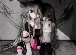 Картинка аниме vocaloid девочка