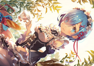 Картинка аниме re +zero+kara+hajimeru+isekai+seikatsu девочка