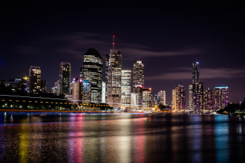 Картинка brisbane+city города брисбен+ австралия деловой центр